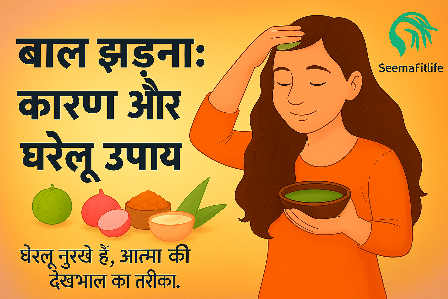 बाल झड़ना: कारण, असर और घरेलू उपचार